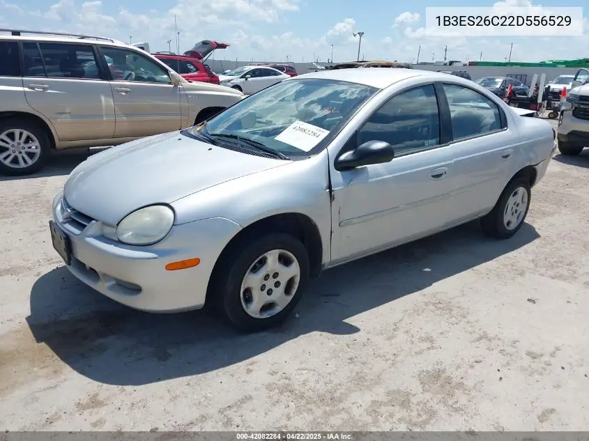 2002 Dodge Neon VIN: 1B3ES26C22D556529 Lot: 42082284
