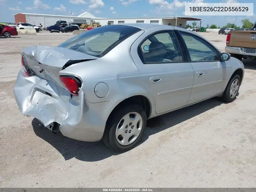 2002 Dodge Neon VIN: 1B3ES26C22D556529 Lot: 42082284