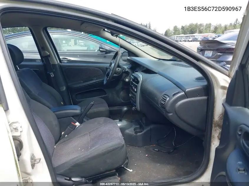 2002 Dodge Neon Sxt VIN: 1B3ES56C72D590967 Lot: 42257713