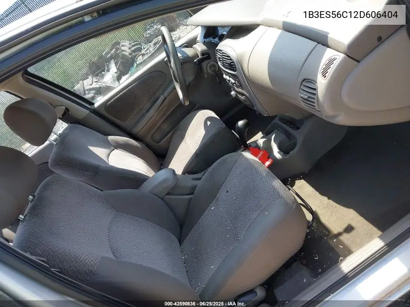 2002 Dodge Neon Sxt VIN: 1B3ES56C12D606404 Lot: 42590836