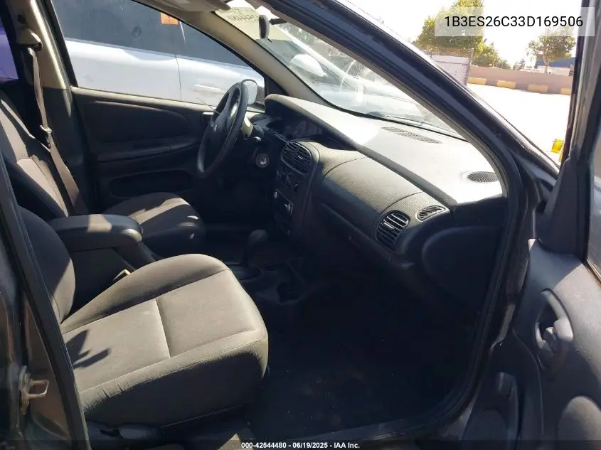 2003 Dodge Neon Se VIN: 1B3ES26C33D169506 Lot: 42544480