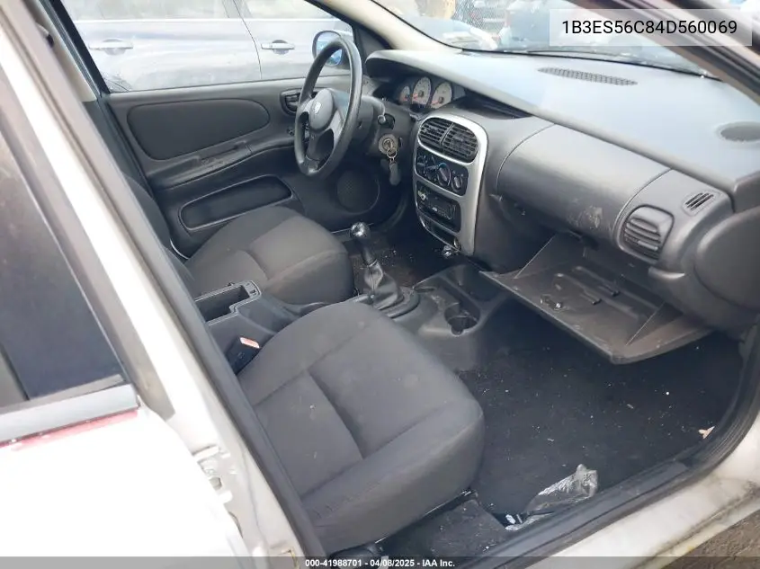 2004 Dodge Neon Sxt VIN: 1B3ES56C84D560069 Lot: 41988701