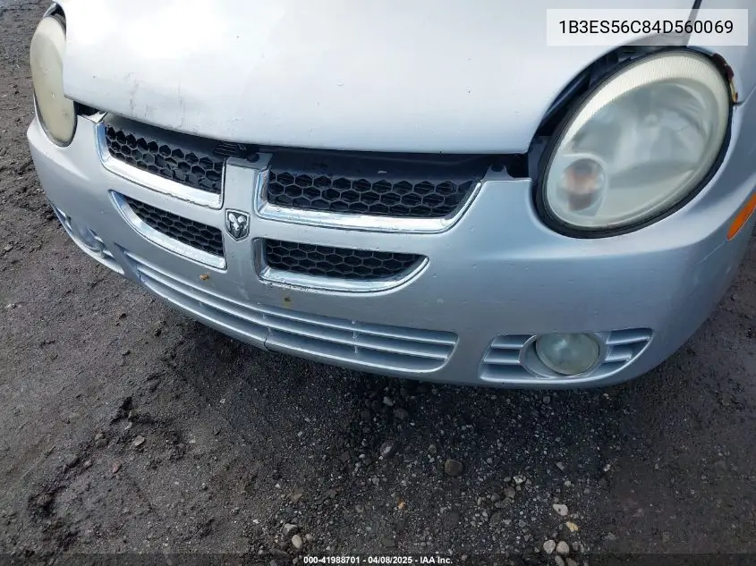 2004 Dodge Neon Sxt VIN: 1B3ES56C84D560069 Lot: 41988701