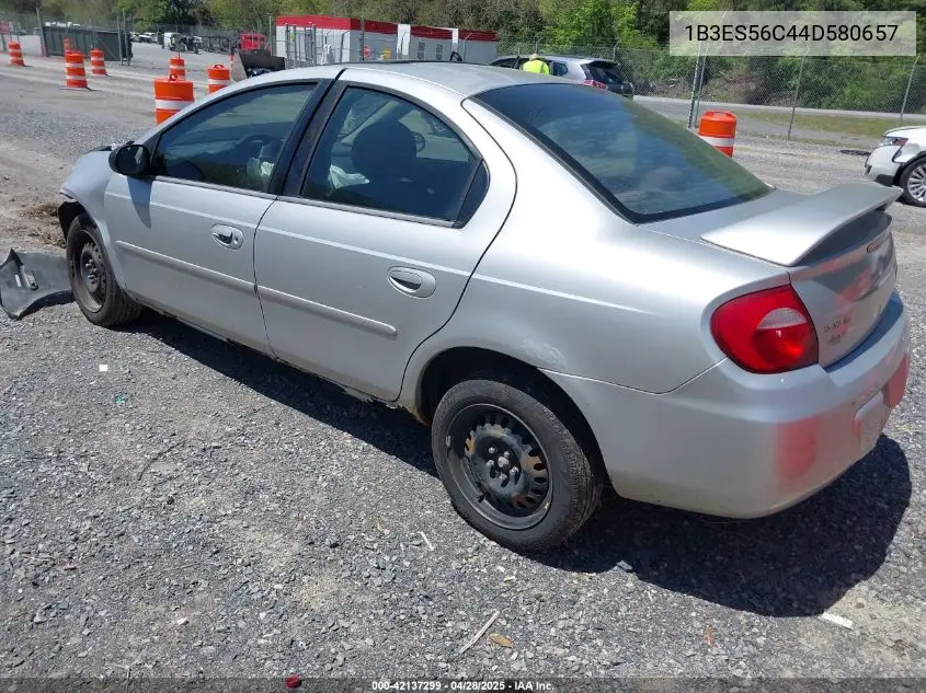 2004 Dodge Neon Sxt VIN: 1B3ES56C44D580657 Lot: 42137299