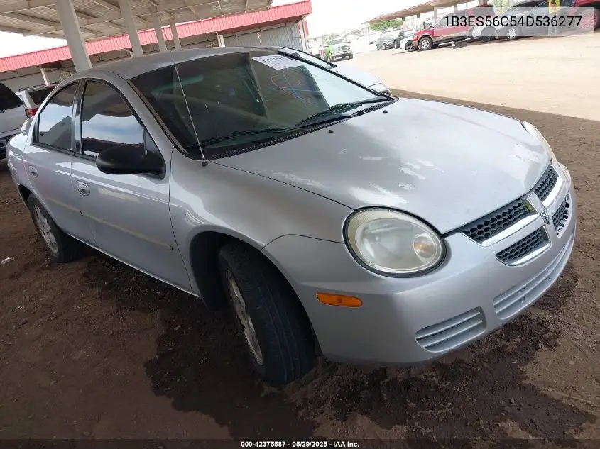 2004 Dodge Neon Sxt VIN: 1B3ES56C54D536277 Lot: 42375587