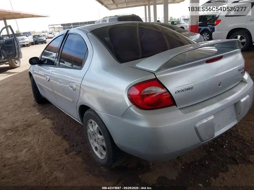 2004 Dodge Neon Sxt VIN: 1B3ES56C54D536277 Lot: 42375587