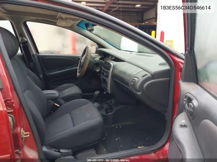 2004 Dodge Neon Sxt VIN: 1B3ES56C34D546614 Lot: 42511013