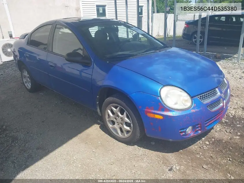 2004 Dodge Neon Sxt VIN: 1B3ES56C44D535380 Lot: 42583023