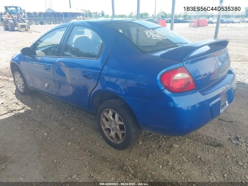2004 Dodge Neon Sxt VIN: 1B3ES56C44D535380 Lot: 42583023