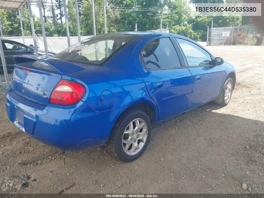 2004 Dodge Neon Sxt VIN: 1B3ES56C44D535380 Lot: 42583023