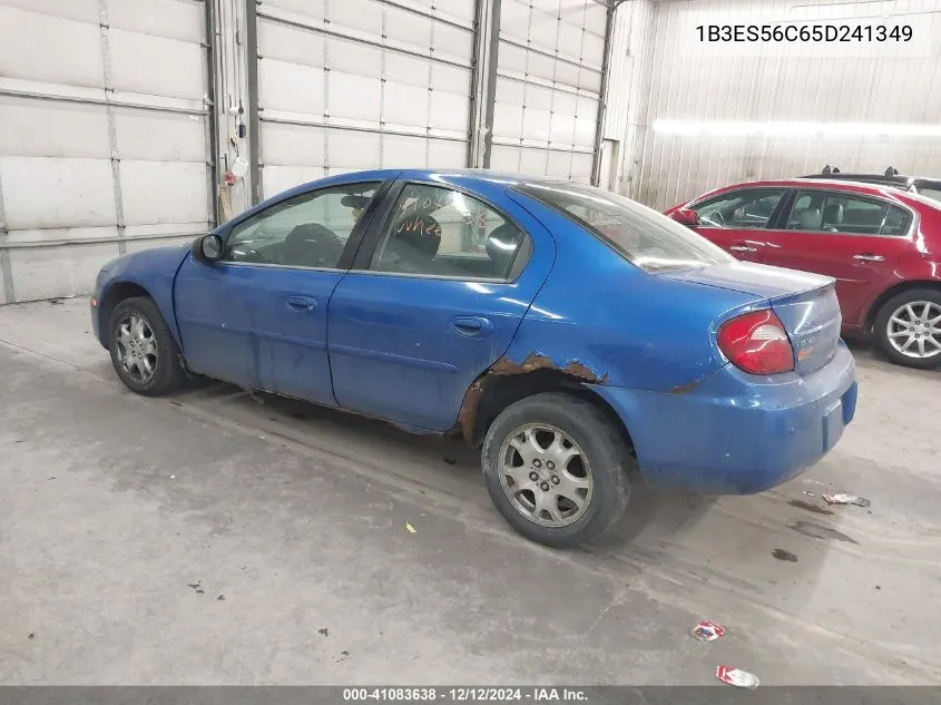 2005 Dodge Neon Sxt VIN: 1B3ES56C65D241349 Lot: 41083638