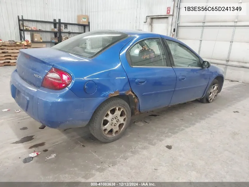 2005 Dodge Neon Sxt VIN: 1B3ES56C65D241349 Lot: 41083638