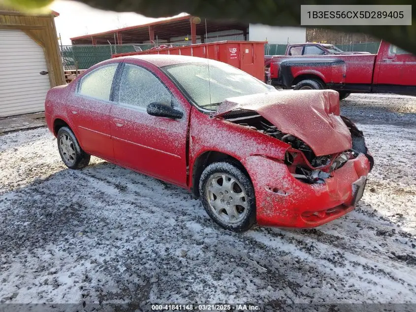 2005 Dodge Neon Sxt VIN: 1B3ES56CX5D289405 Lot: 41841148