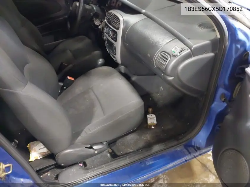 2005 Dodge Neon Sxt VIN: 1B3ES56CX5D170852 Lot: 42049876