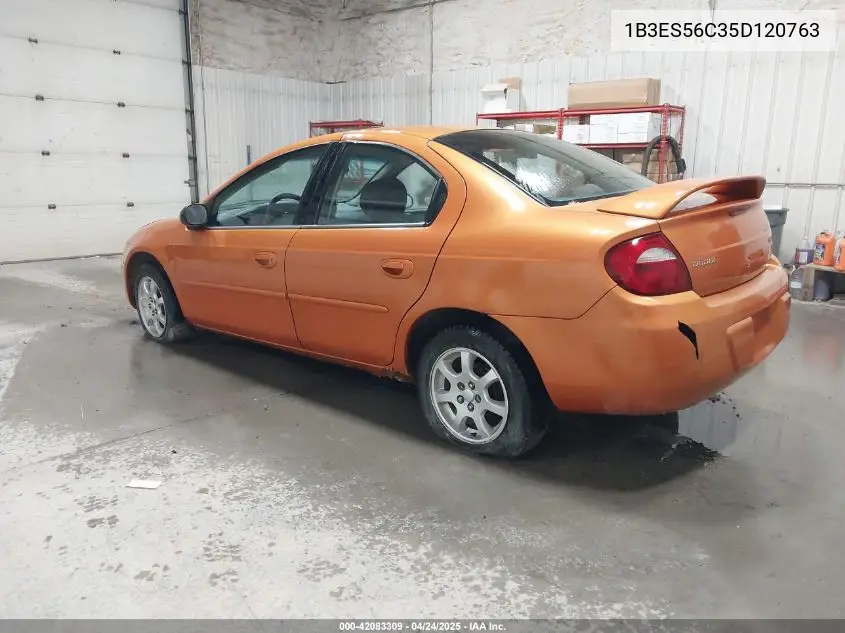 2005 Dodge Neon Sxt VIN: 1B3ES56C35D120763 Lot: 42083309