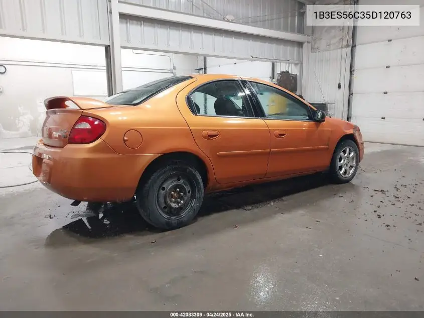2005 Dodge Neon Sxt VIN: 1B3ES56C35D120763 Lot: 42083309