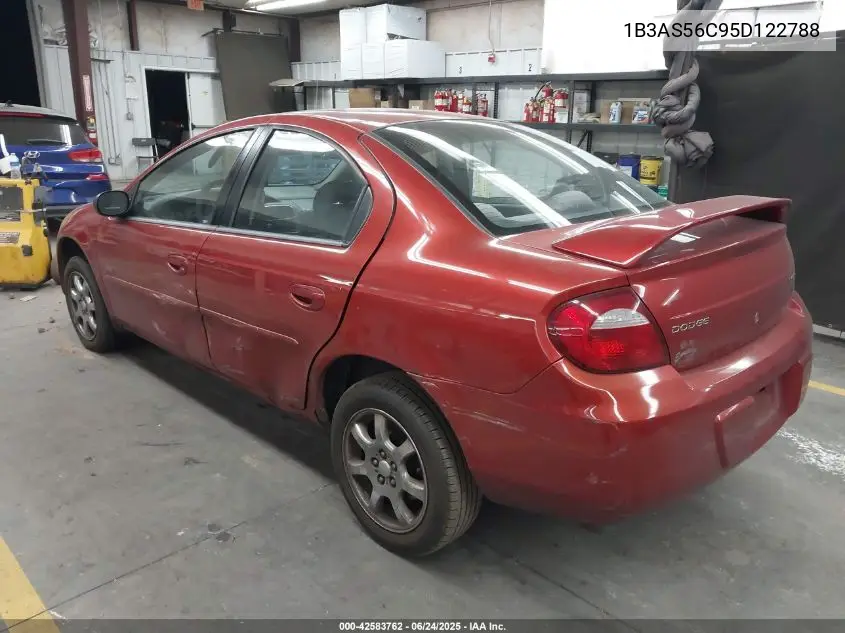 2005 Dodge Neon Sxt VIN: 1B3AS56C95D122788 Lot: 42583762