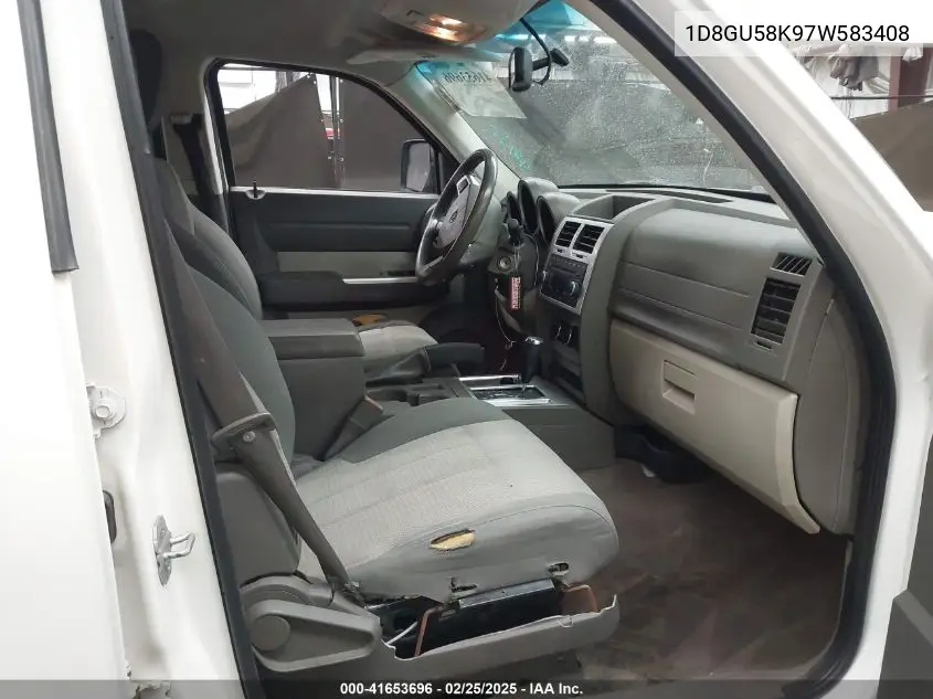 2007 Dodge Nitro Slt/Rt VIN: 1D8GU58K97W583408 Lot: 41653696