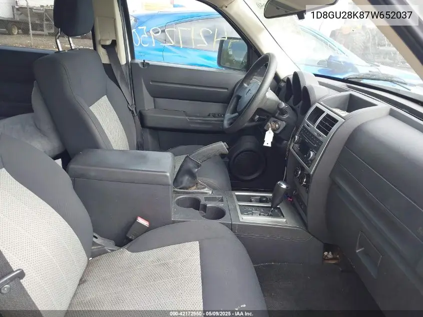 2007 Dodge Nitro Sxt VIN: 1D8GU28K87W652037 Lot: 42172950