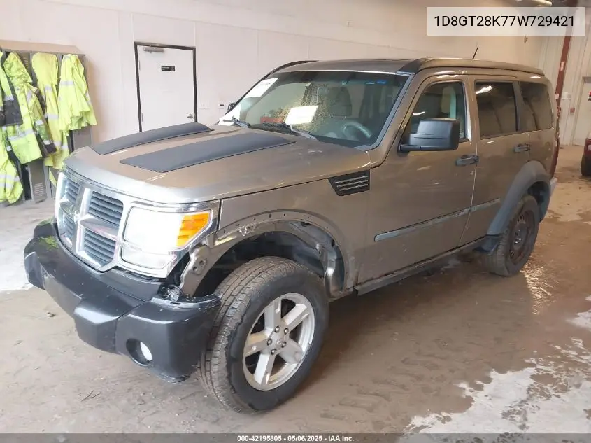 2007 Dodge Nitro Se/Sxt VIN: 1D8GT28K77W729421 Lot: 42195805