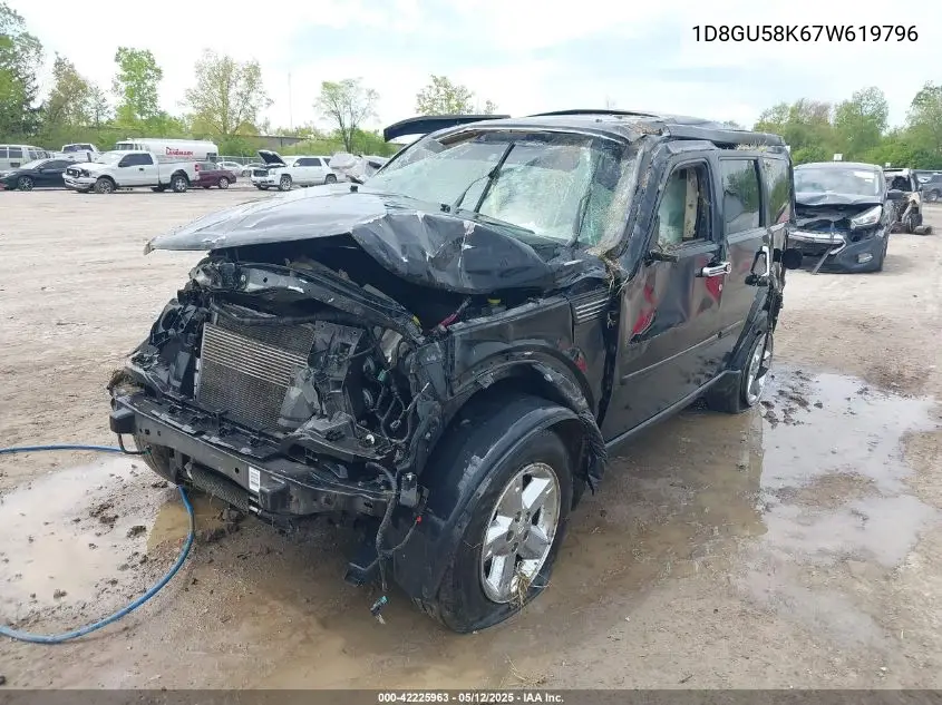 2007 Dodge Nitro Slt/Rt VIN: 1D8GU58K67W619796 Lot: 42225963