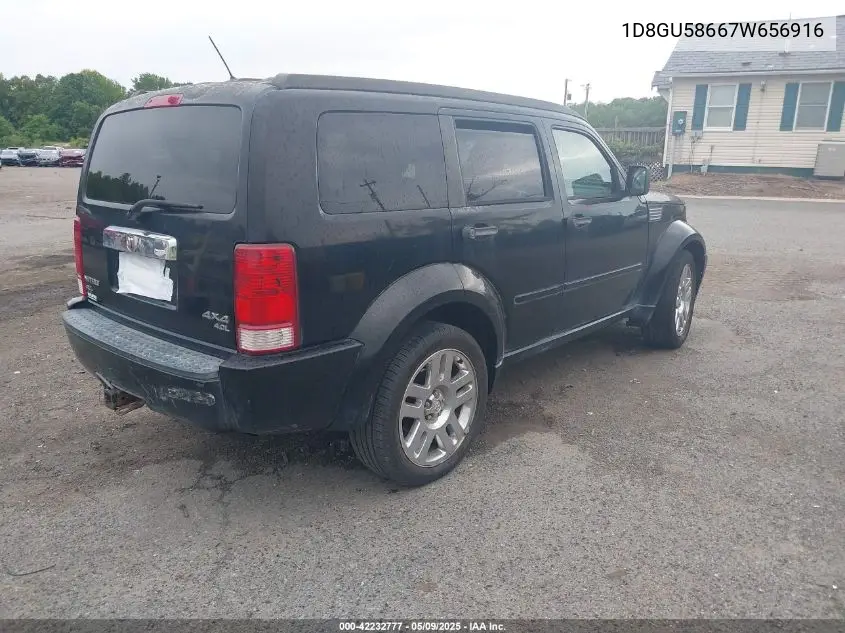 2007 Dodge Nitro Slt/Rt VIN: 1D8GU58667W656916 Lot: 42232777