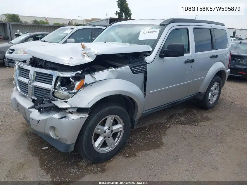 2007 Dodge Nitro Slt/Rt VIN: 1D8GT58K57W595879 Lot: 42234088