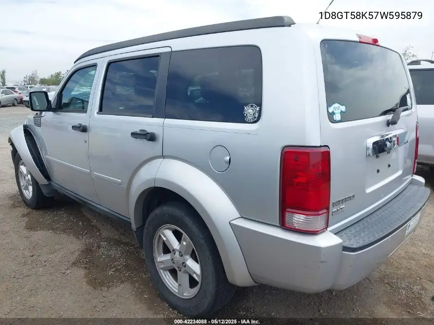 2007 Dodge Nitro Slt/Rt VIN: 1D8GT58K57W595879 Lot: 42234088