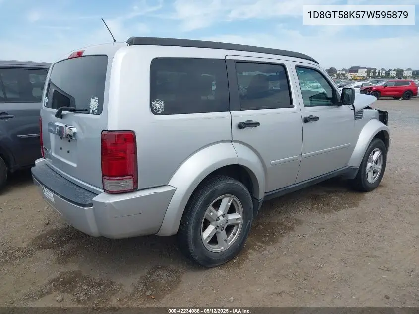 2007 Dodge Nitro Slt/Rt VIN: 1D8GT58K57W595879 Lot: 42234088