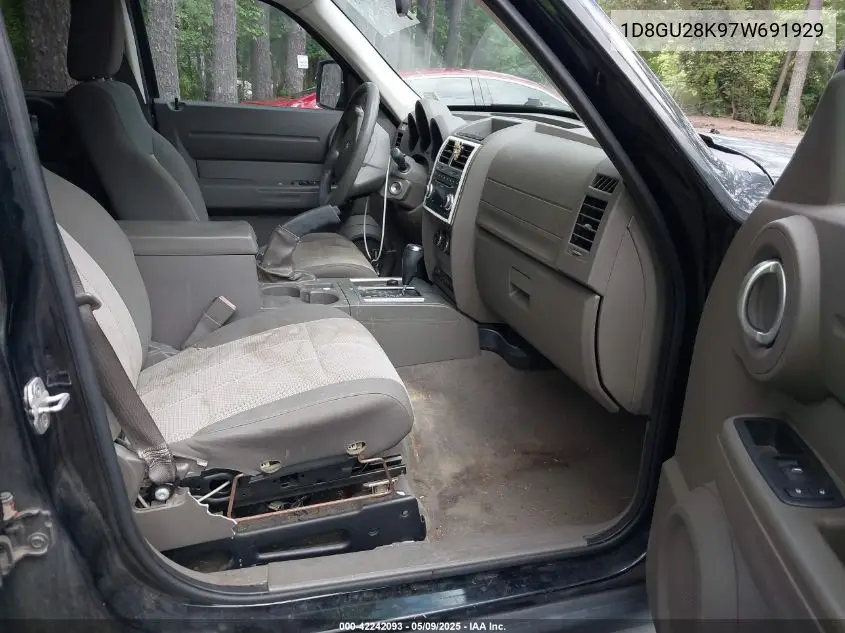 2007 Dodge Nitro Sxt VIN: 1D8GU28K97W691929 Lot: 42242093