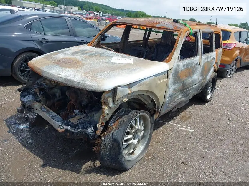 2007 Dodge Nitro Sxt VIN: 1D8GT28KX7W719126 Lot: 42482874