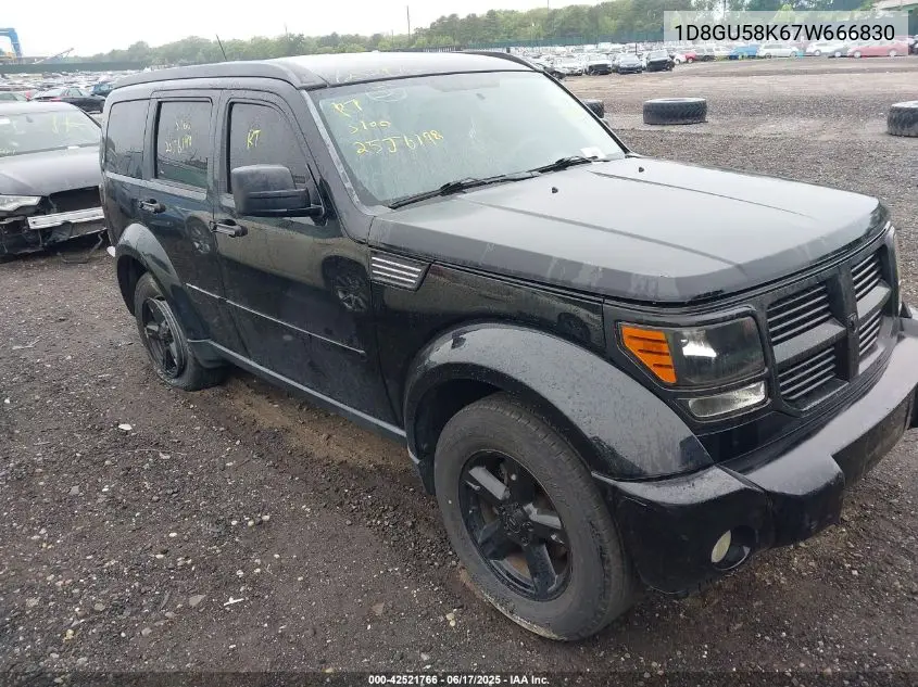2007 Dodge Nitro Slt/Rt VIN: 1D8GU58K67W666830 Lot: 42521766