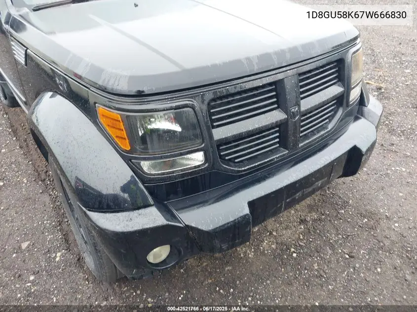 2007 Dodge Nitro Slt/Rt VIN: 1D8GU58K67W666830 Lot: 42521766