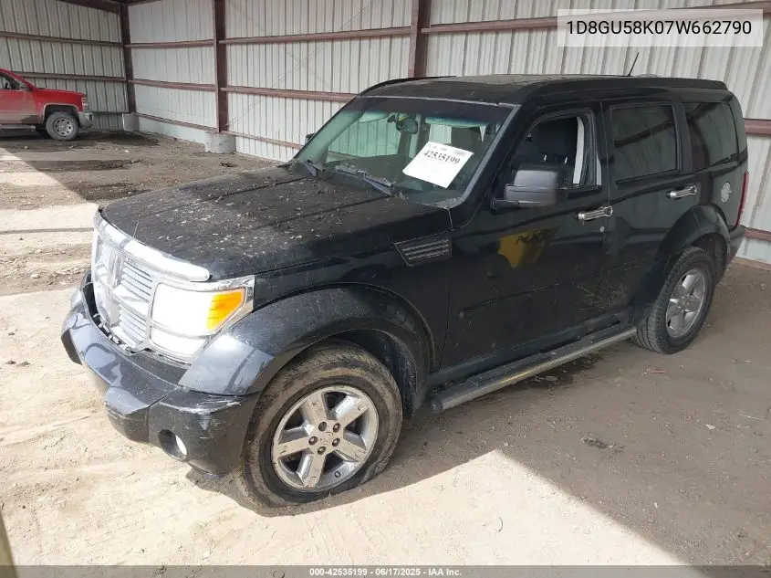 2007 Dodge Nitro Slt/Rt VIN: 1D8GU58K07W662790 Lot: 42535199