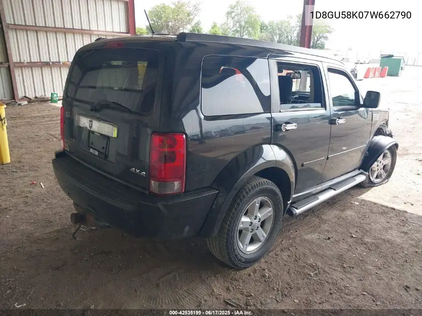2007 Dodge Nitro Slt/Rt VIN: 1D8GU58K07W662790 Lot: 42535199