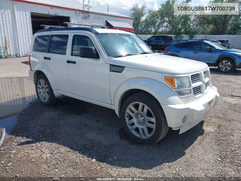 2007 Dodge Nitro Slt/Rt VIN: 1D8GU58617W700739 Lot: 42580277
