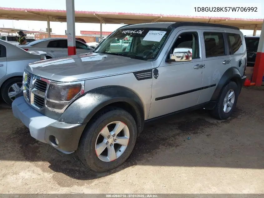 2007 Dodge Nitro Sxt VIN: 1D8GU28K57W706992 Lot: 42644714