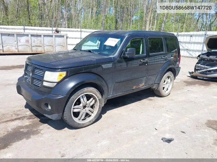 2008 Dodge Nitro Slt/Rt VIN: 1D8GU58668W147720 Lot: 42230786