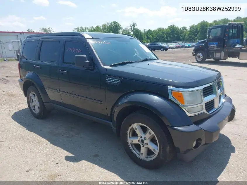 2008 Dodge Nitro Sxt VIN: 1D8GU28K38W252999 Lot: 42459260