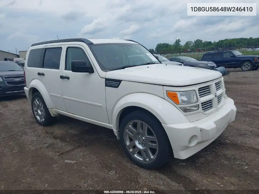 2008 Dodge Nitro Slt/Rt VIN: 1D8GU58648W246410 Lot: 42550566