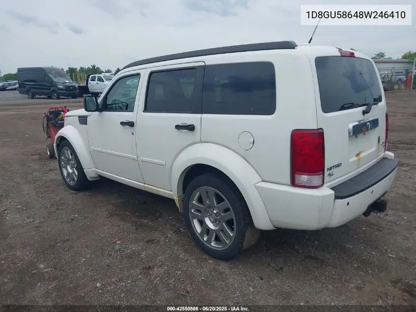 2008 Dodge Nitro Slt/Rt VIN: 1D8GU58648W246410 Lot: 42550566