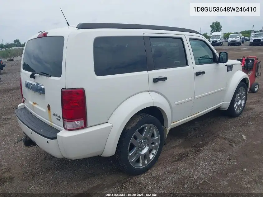 2008 Dodge Nitro Slt/Rt VIN: 1D8GU58648W246410 Lot: 42550566