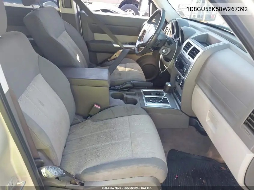 2008 Dodge Nitro Slt/Rt VIN: 1D8GU58K58W267392 Lot: 42577620