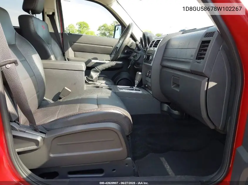 2008 Dodge Nitro Slt/Rt VIN: 1D8GU58678W102267 Lot: 42620907