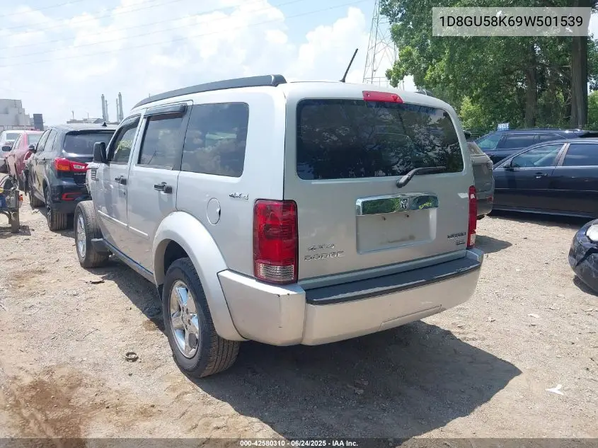 2009 Dodge Nitro Slt/Rt VIN: 1D8GU58K69W501539 Lot: 42580310