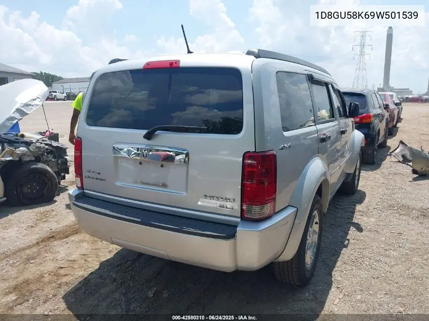 2009 Dodge Nitro Slt/Rt VIN: 1D8GU58K69W501539 Lot: 42580310