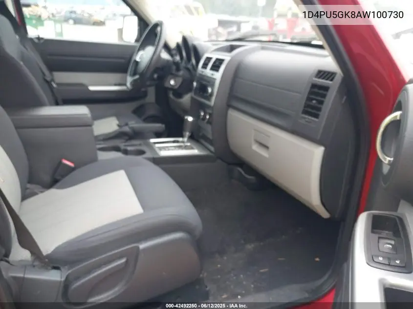 2010 Dodge Nitro Sxt VIN: 1D4PU5GK8AW100730 Lot: 42492250