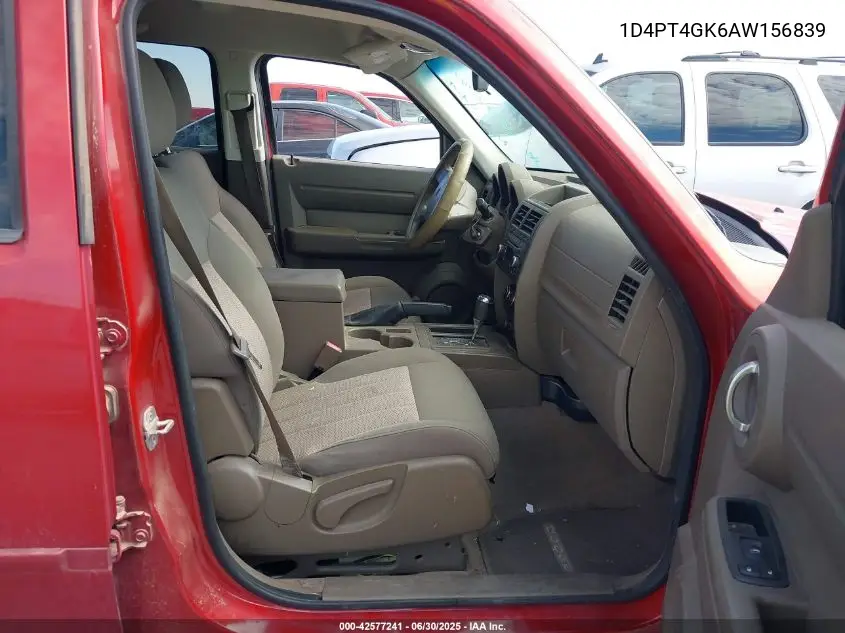 2010 Dodge Nitro Heat VIN: 1D4PT4GK6AW156839 Lot: 42577241