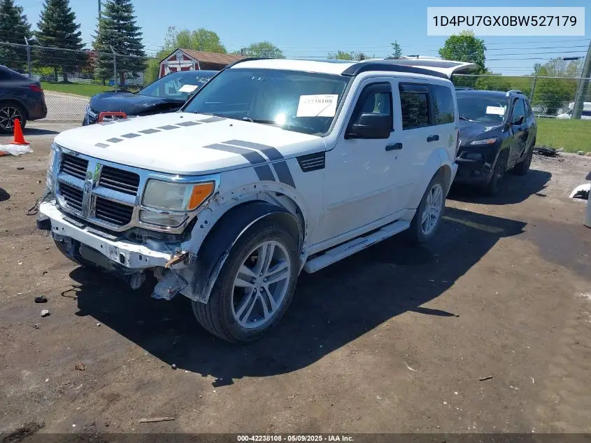 2011 Dodge Nitro Shock VIN: 1D4PU7GX0BW527179 Lot: 42238108
