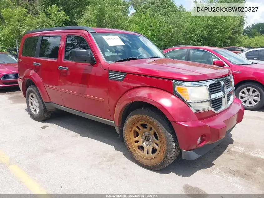2011 Dodge Nitro Se VIN: 1D4PU2GKXBW520327 Lot: 42582828